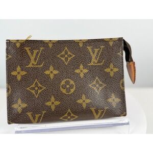 Louis Vuitton Monogram Canvas Coin Pouch Vintage Key Case Zipper Pouch